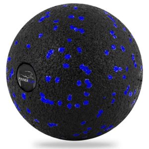 Набір для масажу та йоги PowerPlay PP_4096 (Ролик 33*14 + 2-ва мячі) Blue + резинка 7.5 кг. - Зображення 3