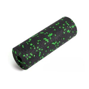 Набір для масажу та йоги PowerPlay PP_4093 EPP (3 м'ячики + валик масажер 15*5,3см.) Green  + резинка 5,5 кг. - Зображення 4