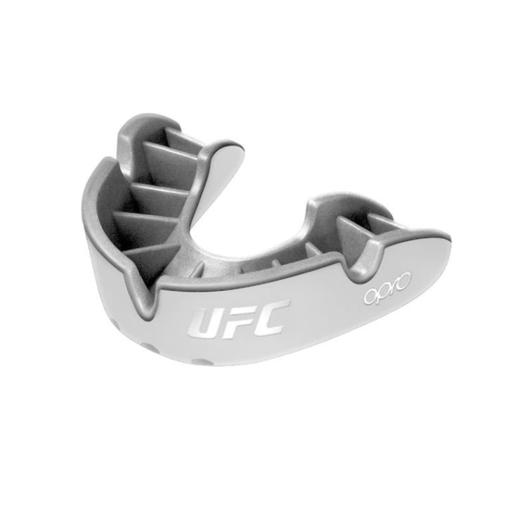 Капа OPRO Silver UFC дитяча (вік до 10) White/Silver (ufc.102515003) - Зображення 2