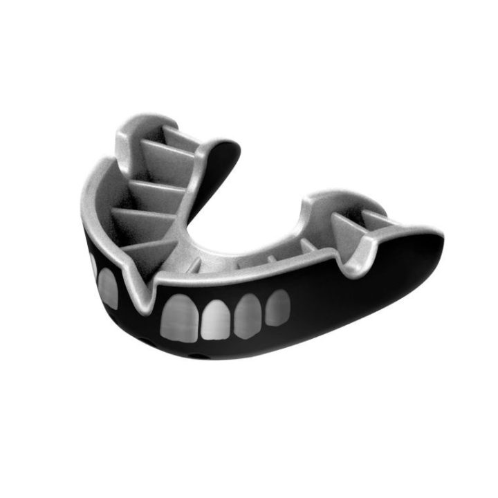 Капа OPRO Silver доросла (вік 11+) Grillz Black/Silver (art.102502013) - Зображення 2