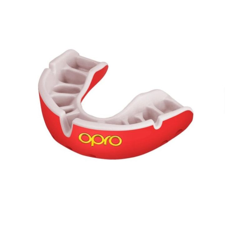 Капа OPRO Gold доросла (вік 11+) Red/Pearl (art.102504004) - Зображення 2