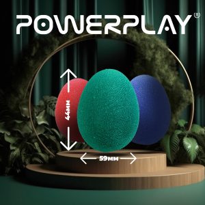 Набір силіконових еспандерів-яйце (тренажер для кисті) PowerPlay PP-4340 Power Grip Set (набір 3 шт.) - Зображення 9