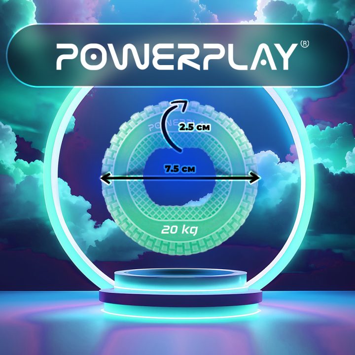 Еспандер кистьовий силіконовий PowerPlay PP-4333 Hand Grip Medium 20 кг. Зелений - Зображення 8