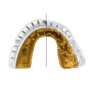 Капа OPRO Gold Braces під брекети доросла (вік 11+) White/Gold (art.102506004) - Зображення 9