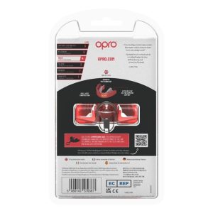 Капа OPRO Gold Braces під брекети доросла (вік 11+) Red/Pearl (art.102506003) - Зображення 6