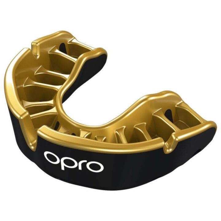 Капа OPRO Gold доросла (вік 11+) Black/Gold (art.102504001) - Зображення 6