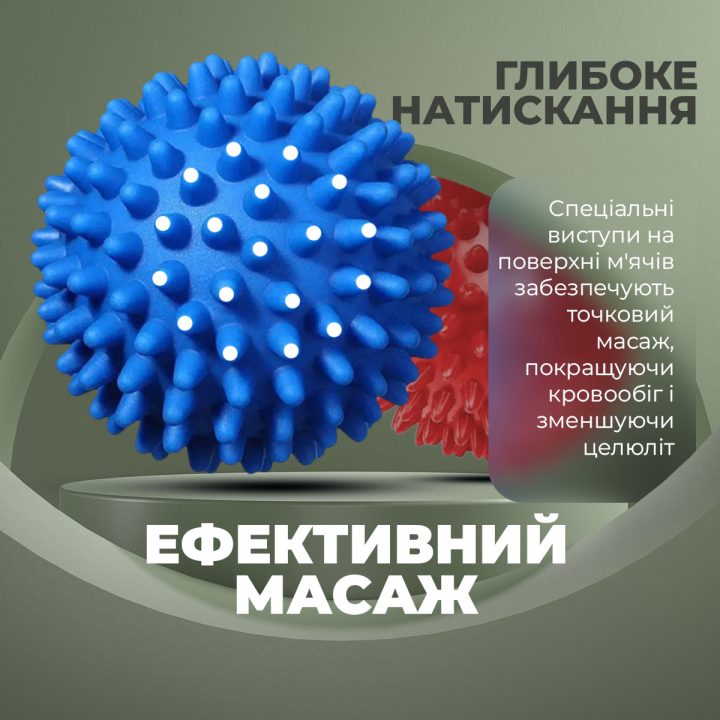 Набір масажних м'ячів PowerPlay PP-4341 Massage Ball (набір 2 шт.) - Зображення 9