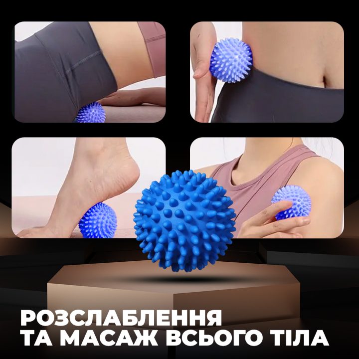 Набір масажних м'ячів PowerPlay PP-4341 Massage Ball (набір 2 шт.) - Зображення 10