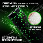 Масажний ролик (роллер) гладкий PowerPlay PP-4346 Mini EPP Foam Roller Чорно/Зелений (15x5,3см.) - Зображення 7