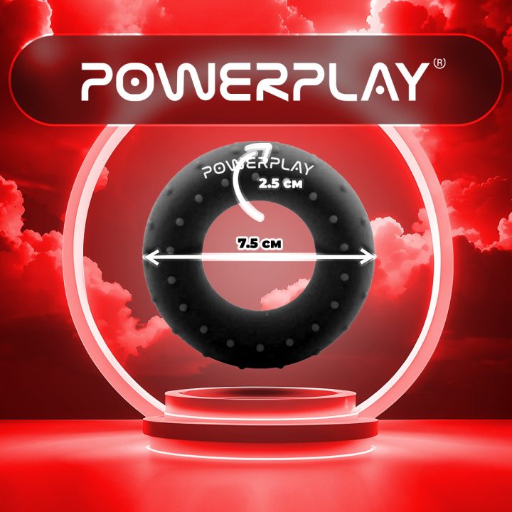 Еспандер кистьовий силіконовий PowerPlay PP-4338 Hand Grip Hard 30 кг. Чорний - Зображення 5