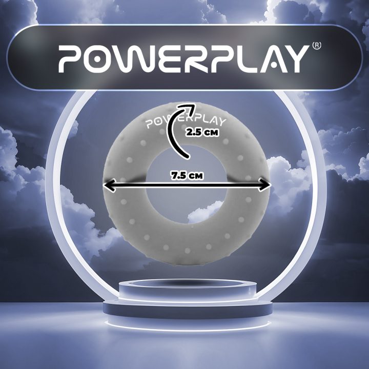 Еспандер кистьовий силіконовий PowerPlay PP-4338 Hand Grip Large 25 кг. Сірий - Зображення 6