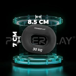 Еспандер кистьовий силіконовий PowerPlay PP-4336 Hand Grip Hard 30 кг. Чорний - Зображення 9