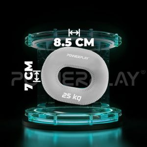 Еспандер кистьовий силіконовий PowerPlay PP-4336 Hand Grip Large 25 кг. Сірий - Зображення 9