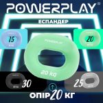 Еспандер кистьовий силіконовий PowerPlay PP-4336 Hand Grip Medium 20 кг. Зелений - Зображення 10