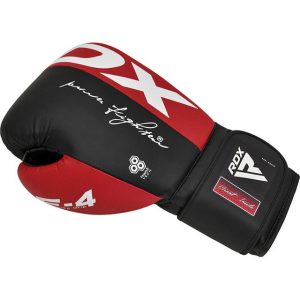 Боксерські рукавиці RDX REX F4 RED/BLACK-10 унцій (капа в комплекті) - Зображення 3
