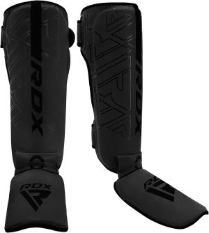 Захист гомілки та стопи RDX F6 KARA Shin Instep Guards Black L - Зображення 1