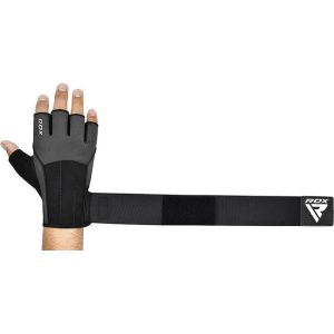 Рукавички для фітнесу RDX  W3 GREY WITH EVA PADDING-S - Зображення 4