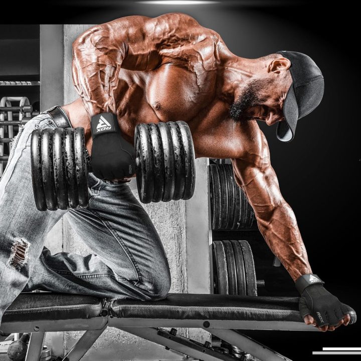 Рукавички для фітнесу RDX W3 BLACK WITH EVA PADDING-XL - Зображення 7