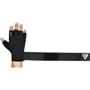 Рукавички для фітнесу RDX  W3 BLACK WITH EVA PADDING-M - Зображення 6