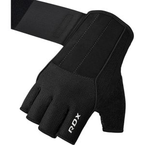 Рукавички для фітнесу RDX  W3 BLACK WITH EVA PADDING-M - Зображення 4