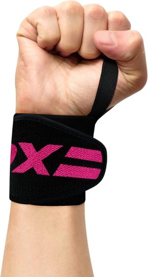 Бинти для зап'ясть (кистьові бинти) RDX W2 Gym Wrist Wraps Pink Pro - Зображення 3