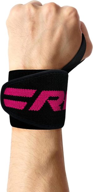 Бинти для зап'ясть (кистьові бинти) RDX W2 Gym Wrist Wraps Pink Pro - Зображення 2