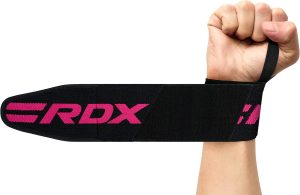 Бинти для зап'ясть (кистьові бинти) RDX W2 Gym Wrist Wraps Pink Pro - Зображення 4