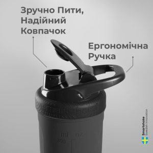 Шейкер спортивний SmartShake Reforce 900ml DC Batman - Зображення 6