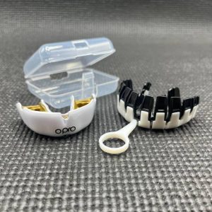 Капа OPRO Instant доросла (вік 11+) White/Gold (art.102520006) - Зображення 8