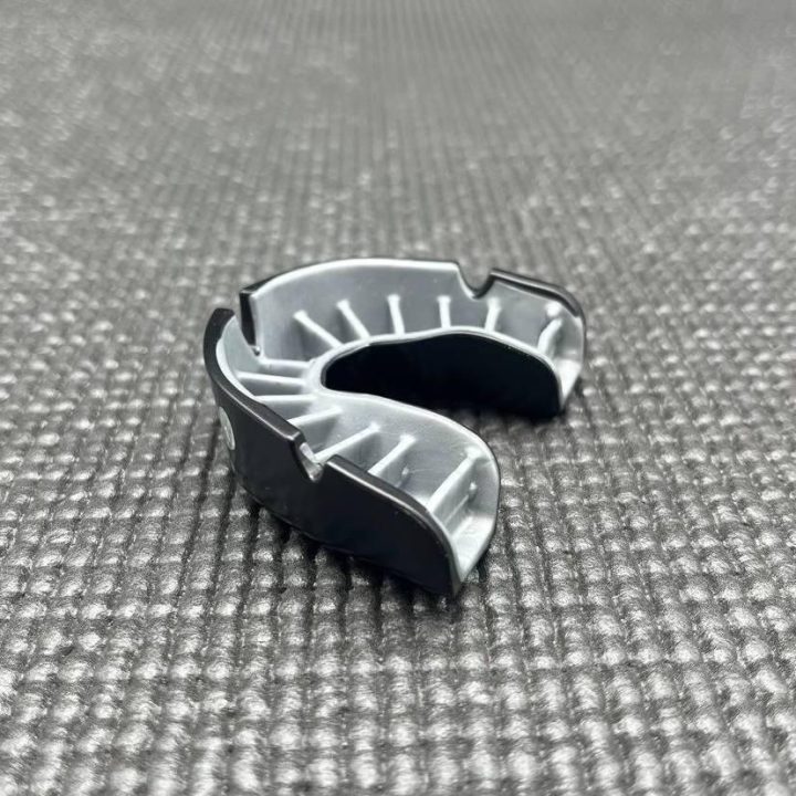 Капа OPRO Silver доросла (вік 11+) Grillz Black/Silver (art.102502013) - Зображення 7