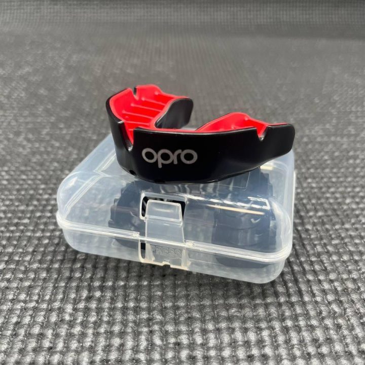 Капа OPRO Silver доросла (вік 11+) Black/Red (art.102502001) - Зображення 9