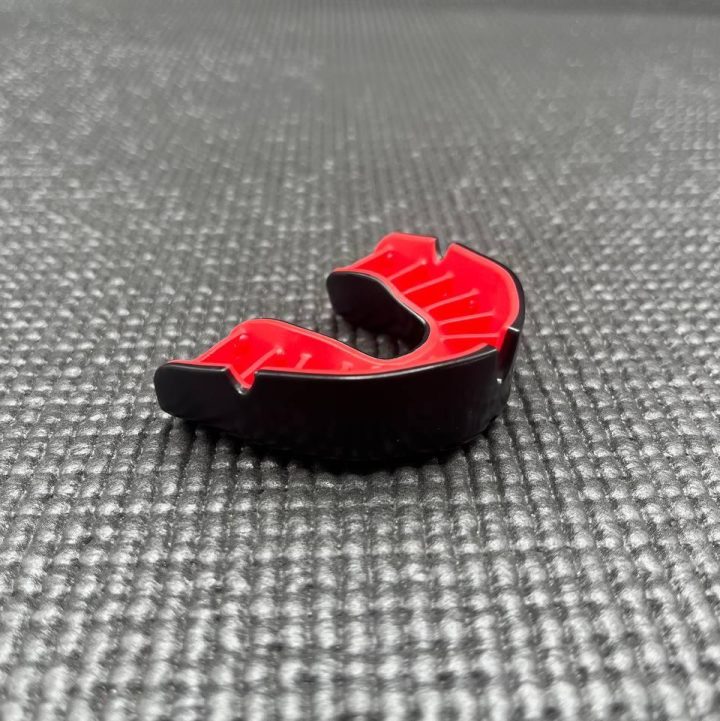 Капа OPRO Silver доросла (вік 11+) Black/Red (art.102502001) - Зображення 5
