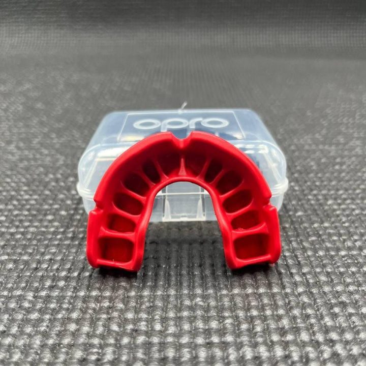 Капа OPRO Silver доросла (вік 11+) Black/Red (art.102502001) - Зображення 7