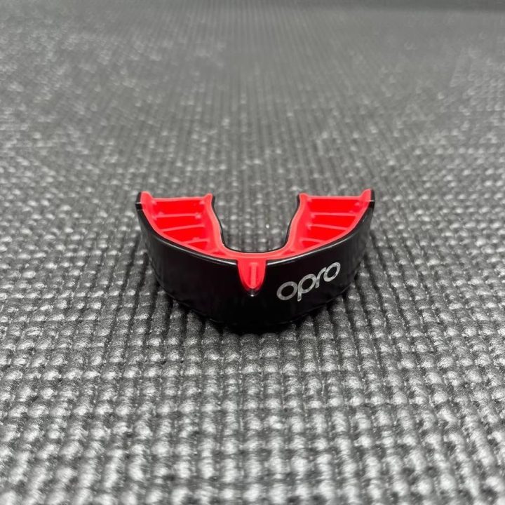 Капа OPRO Silver доросла (вік 11+) Black/Red (art.102502001) - Зображення 3