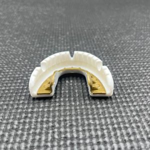 Капа OPRO Gold Braces під брекети доросла (вік 11+) White/Gold (art.102506004) - Зображення 5