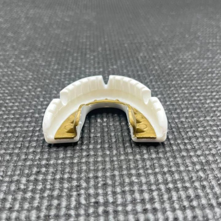 Капа OPRO Gold Braces під брекети доросла (вік 11+) White/Gold (art.102506004) - Зображення 5