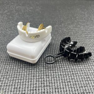 Капа OPRO Gold Braces під брекети доросла (вік 11+) White/Gold (art.102506004) - Зображення 7