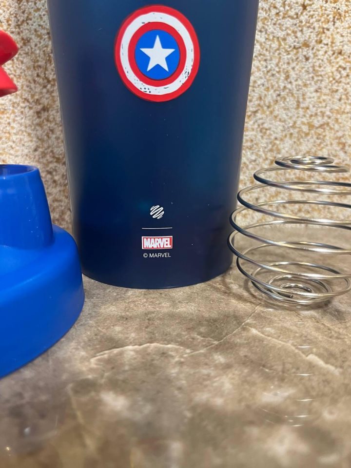 Шейкер спортивний BlenderBottle Classic Loop PRO 28oz/820ml Marvel Capitan Amerika (600557) - Зображення 8