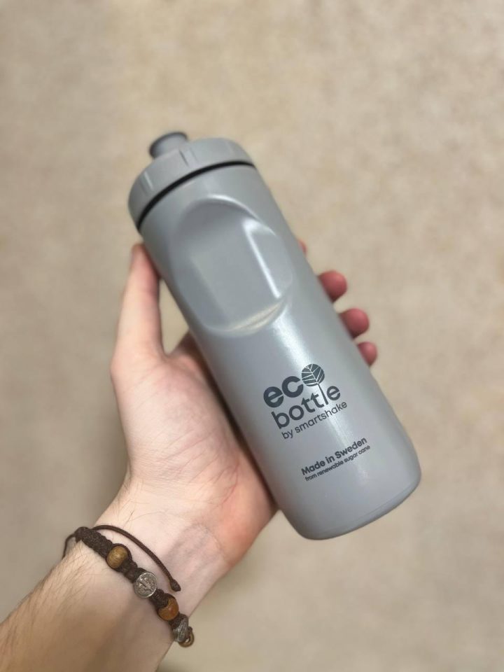 Пляшка для води Smartshake EcoBottle Squeeze 500ml Gray - Зображення 9