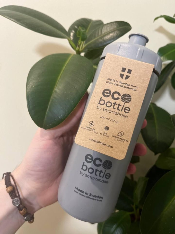 Пляшка для води Smartshake EcoBottle Squeeze 500ml Gray - Зображення 5