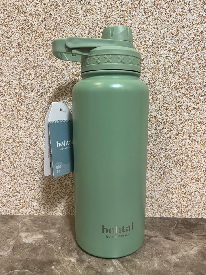 Пляшка для води металева Bohtal Insulated Sports Bottle 960 ml/32 oz Green - Зображення 5