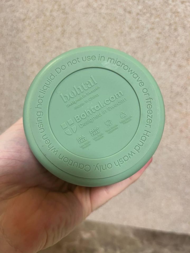 Пляшка для води металева Bohtal Insulated Sports Bottle 960 ml/32 oz Green - Зображення 10