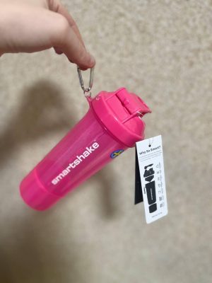 Шейкер спортивний SmartShake Slim 500ml Neon Pink - Зображення 9
