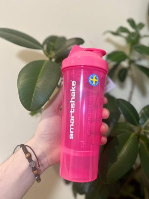 Шейкер спортивний SmartShake Slim 500ml Neon Pink - Зображення 8