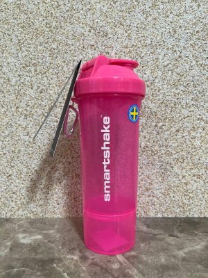 Шейкер спортивний SmartShake Slim 500ml Neon Pink - Зображення 7