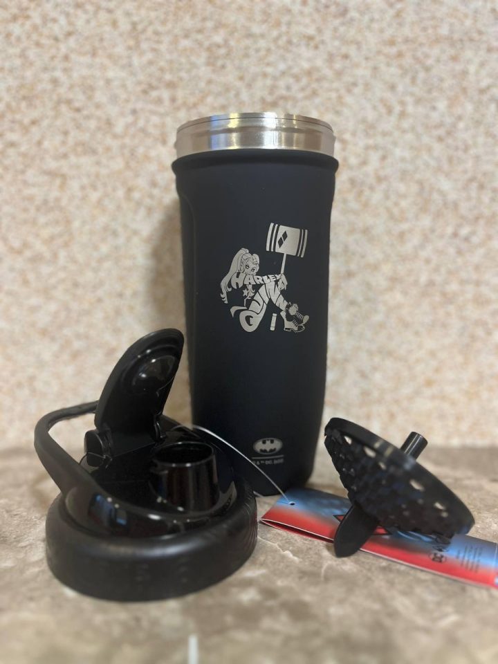 Шейкер спортивний SmartShake Reforce 900ml DC Harley Quinn - Зображення 4