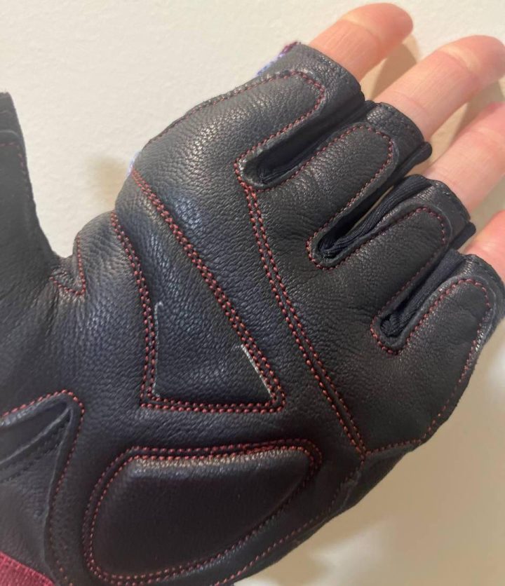 Рукавички для фітнесу MadMax MFG-911 Nine-eleven Black / perpito L - Зображення 7