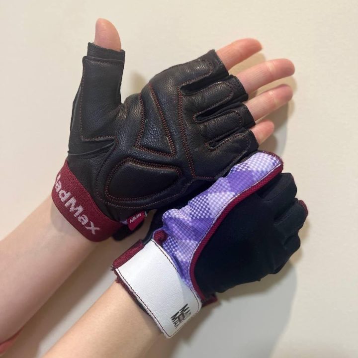Рукавички для фітнесу MadMax MFG-911 Nine-eleven Black / perpito L - Зображення 6