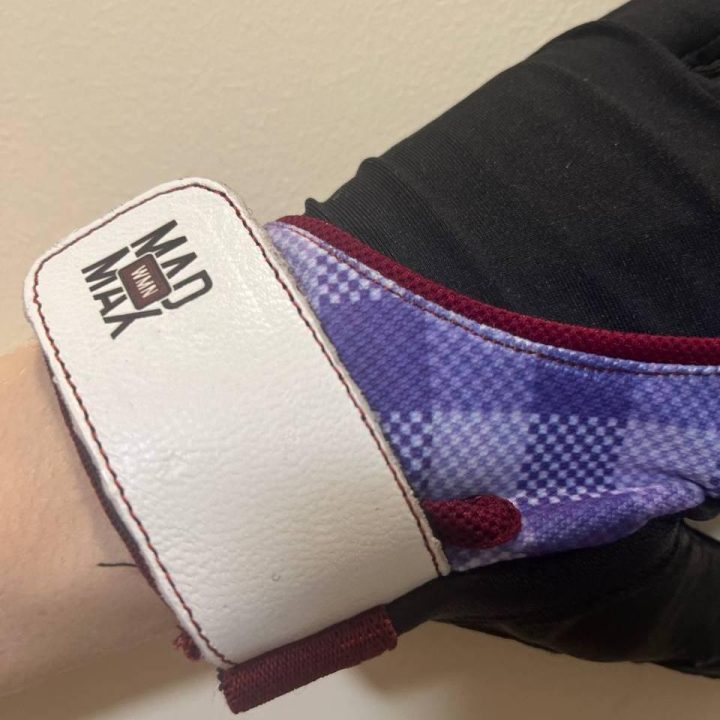 Рукавички для фітнесу MadMax MFG-911 Nine-eleven Black / perpito L - Зображення 5