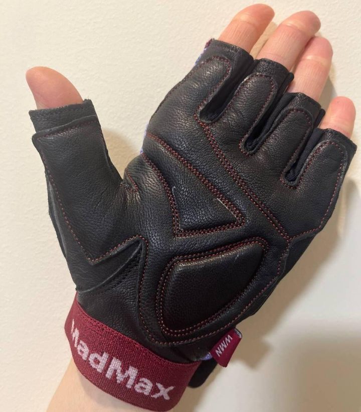 Рукавички для фітнесу MadMax MFG-911 Nine-eleven Black / perpito L - Зображення 3